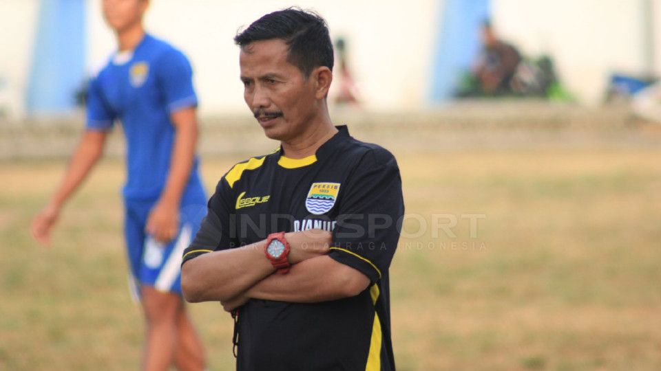 Djajang Nurdjaman berhasil menjadi juara bersama Persib sebagai pemain dan pelatih. Copyright: © Ginanjar/INDOSPORT